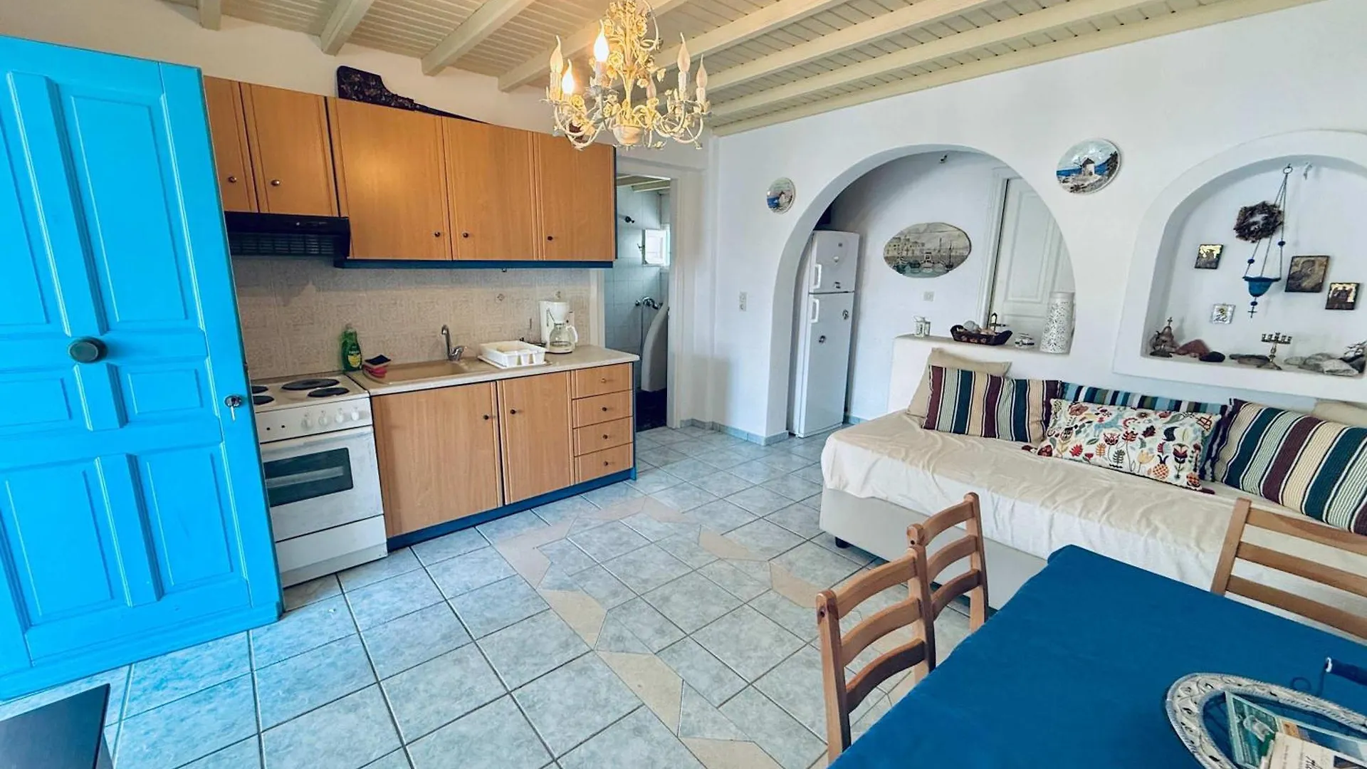 Stylish 2 Bd Escape Apt With Patio At Ornos Beach 0*, Ornos (Mykonos)