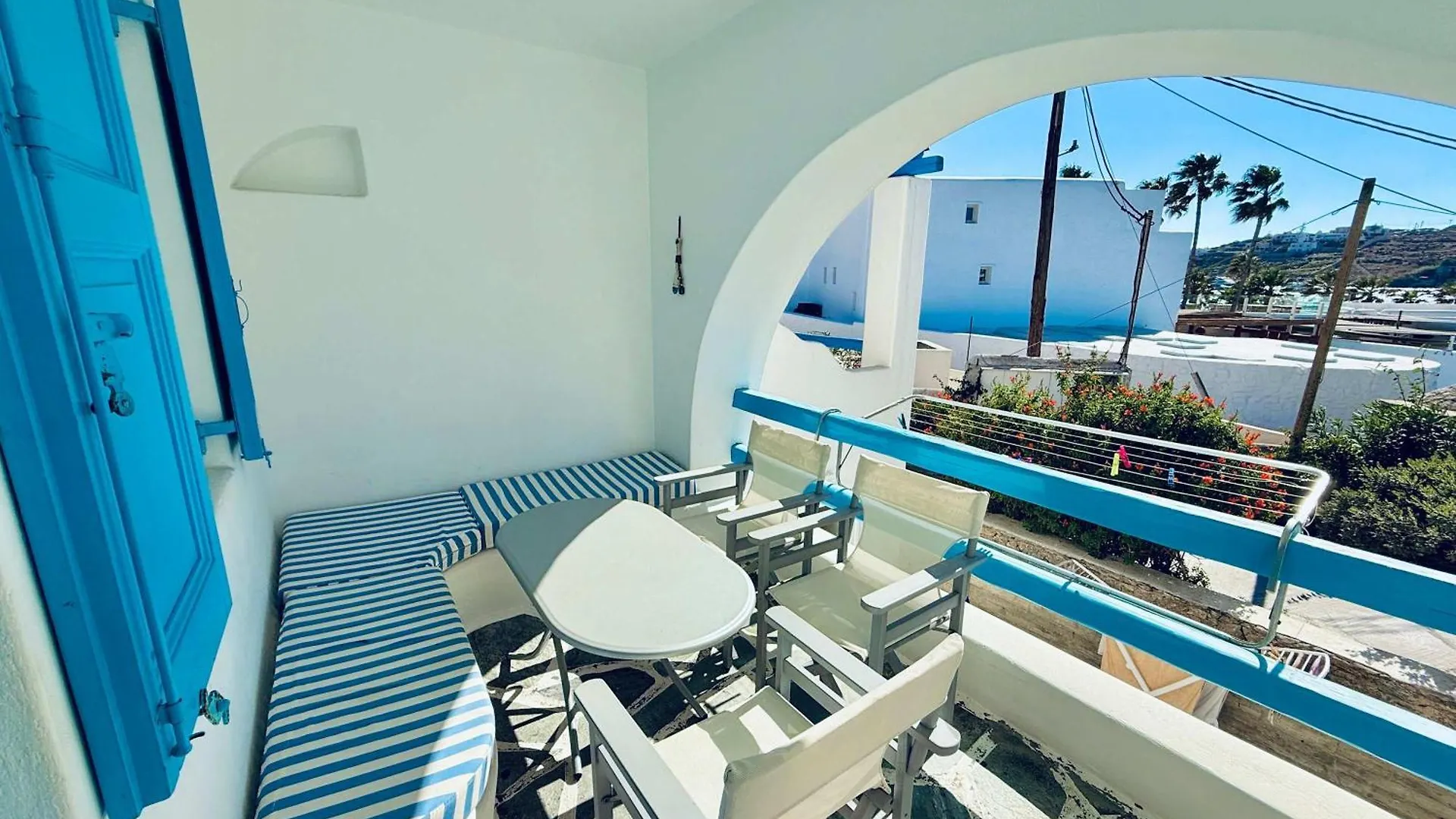 Stylish 2 Bd Escape Apt With Patio At Ornos Beach 0*, Ornos (Mykonos) Grekland