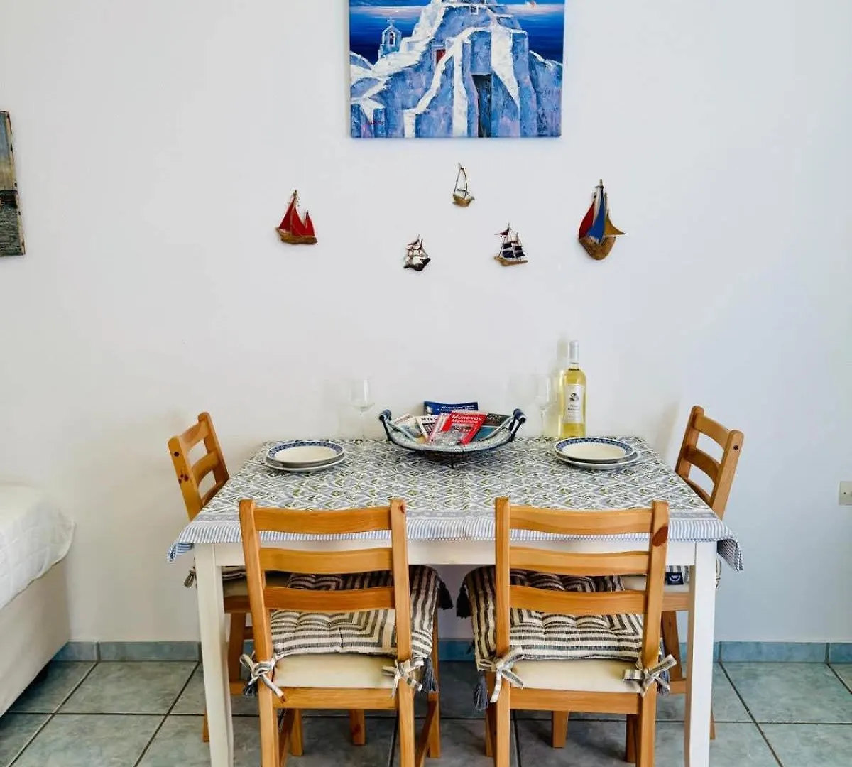 Stylish 2 Bd Escape Apt With Patio At Ornos Beach 0*, Ornos (Mykonos)