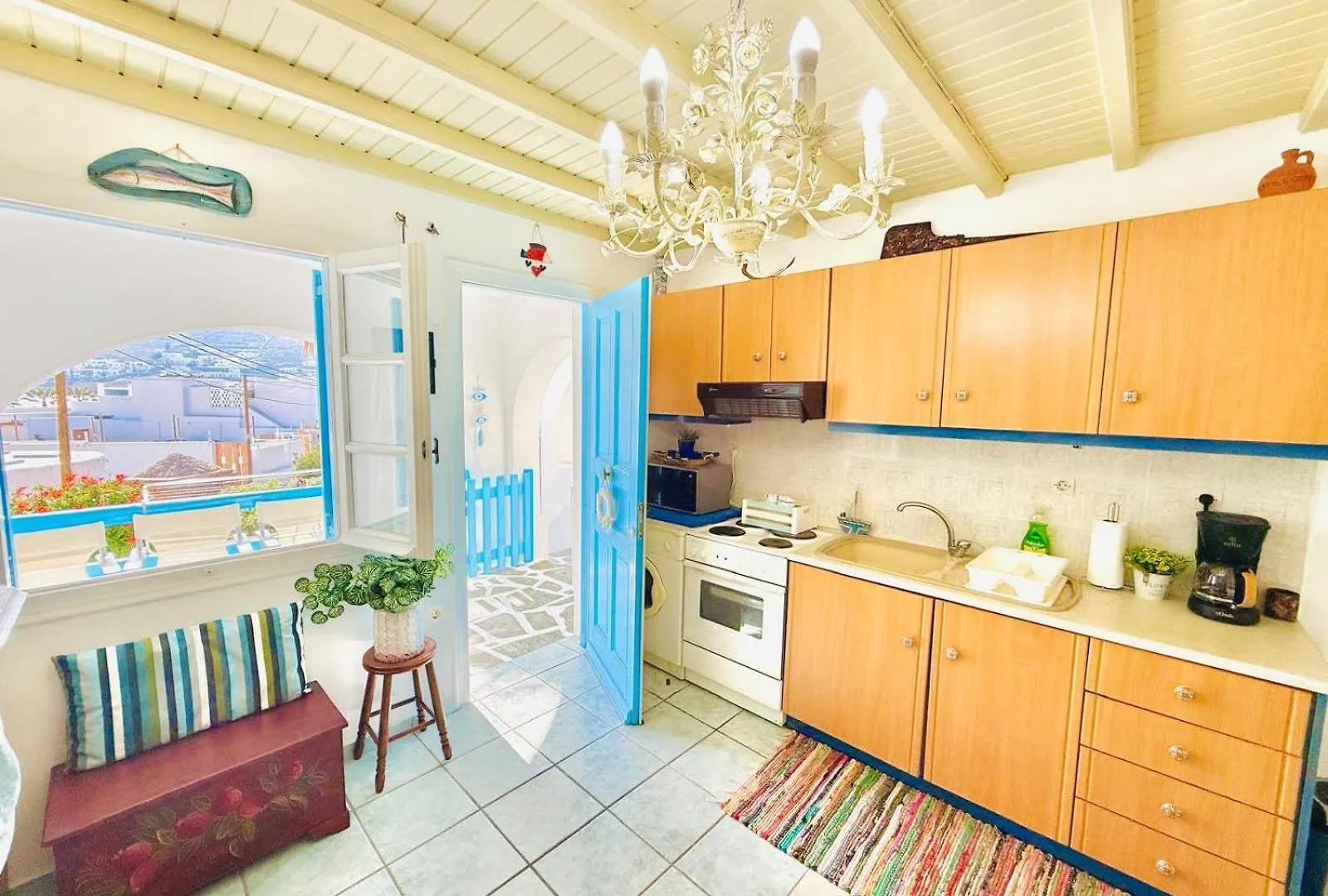 Stylish 2 Bd Escape Apt With Patio At Ornos Beach 0*, Ornos (Mykonos)
